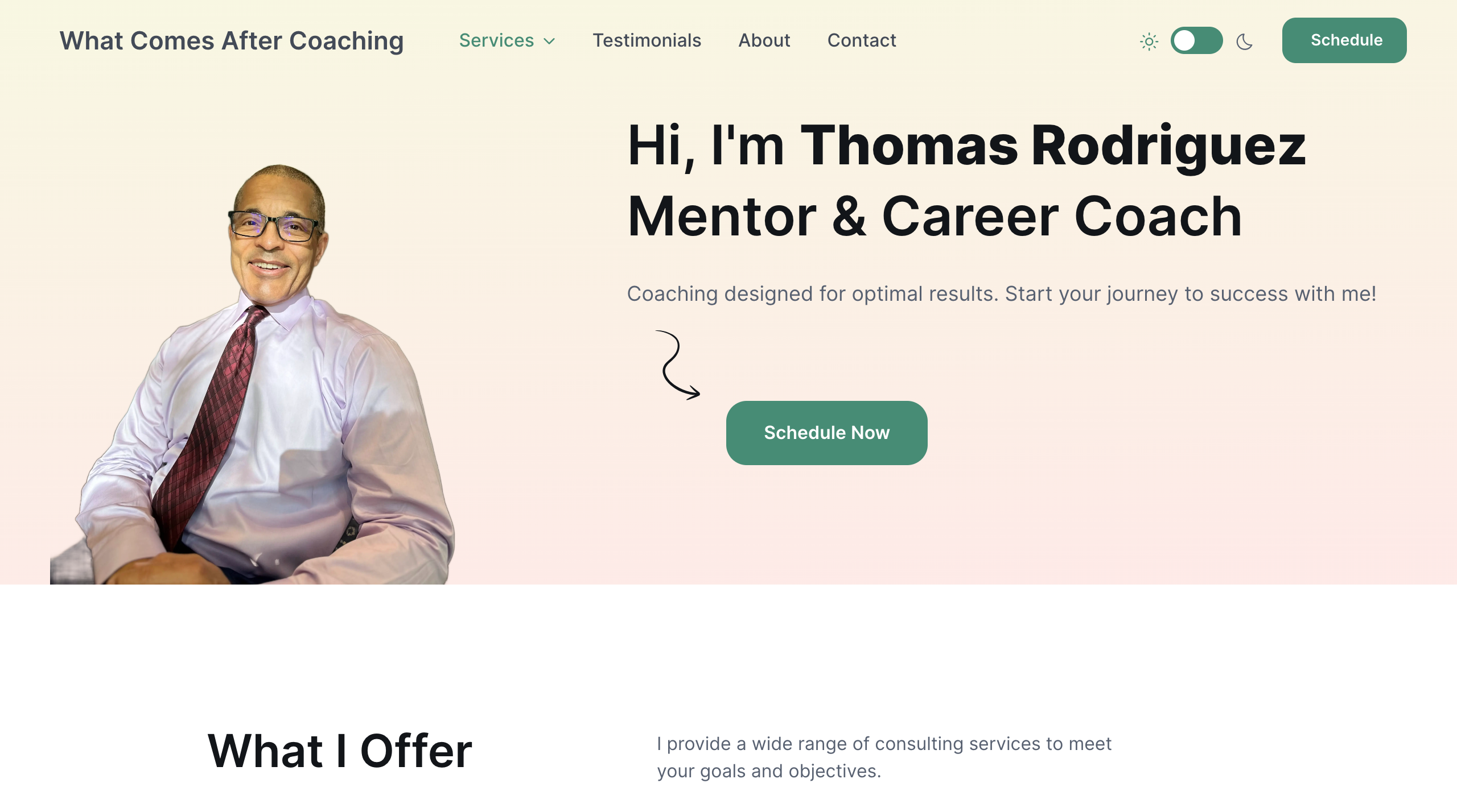 Coaching Website